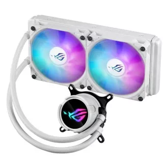 ASUS vodný chladič CPU AIO ROG STRIX LC III 240 ARGB WHITE, 2x120mm, LGA1851, AM5