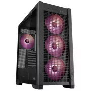 ASUS case TUF GAMING CASE (GT302) TG, Mid Tower, 4x 140mm ARGB Fan, čierna