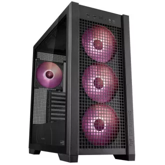 ASUS case TUF GAMING CASE (GT302) TG, Mid Tower, 4x 140mm ARGB Fan, čierna