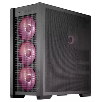 ASUS case TUF GAMING CASE (GT302) TG, Mid Tower, 4x 140mm ARGB Fan, čierna
