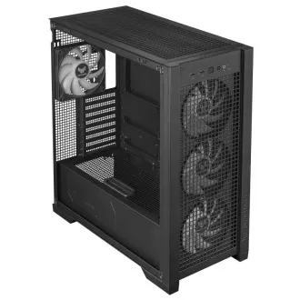 ASUS case TUF GAMING CASE (GT302) TG, Mid Tower, 4x 140mm ARGB Fan, čierna