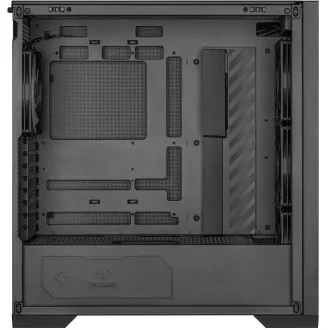 ASUS case TUF GAMING CASE (GT302) TG, Mid Tower, 4x 140mm ARGB Fan, čierna