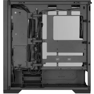 ASUS case TUF GAMING CASE (GT302) TG, Mid Tower, 4x 140mm ARGB Fan, čierna