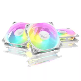 ASUS ventilátor TUF GAMING TR120 ARGB Reverse, 3x120mm, biela