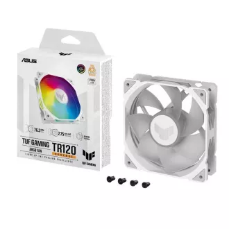 ASUS ventilátor TUF GAMING TR120 ARGB Reverse, 1x120mm, biela