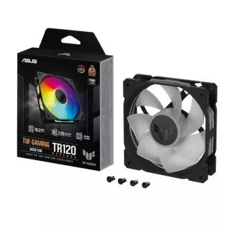 ASUS ventilátor TUF GAMING TR120 ARGB Reverse, 1x120mm, čierna