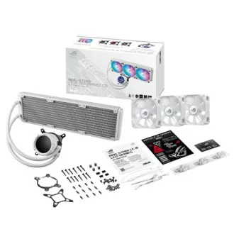 ASUS vodný chladič AIO ROG STRIX LC III 360 ARGB LCD, 3x120mm, LCD Displej, LGA1851, AM5, čierna