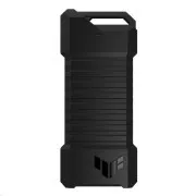 ASUS TUF GAMING A2 SSD NVME case, USB3.2 Gen 2X1, M.2 NVMe SSD kovový box, čierna