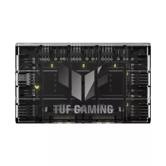 ASUS TUF GAMING ARGB FAN HUB, 6x ARGB Fan, 2x SATA, čierna