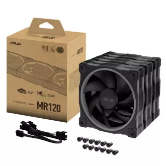 ASUS Ventilátor PRIME MR120 ARGB, 3x120mm, čierna