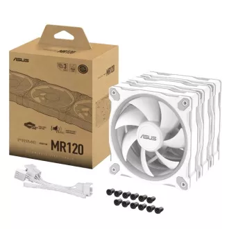 ASUS Ventilátor PRIME MR120 ARGB, 3x120mm, biela