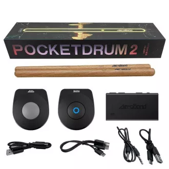 Smart Bubnovacie Paličky AeroBand PocketDrum 2 PLUS - drevo Smart Bubnovacie Paličky AeroBand PocketDrum 2 PLUS - drevo