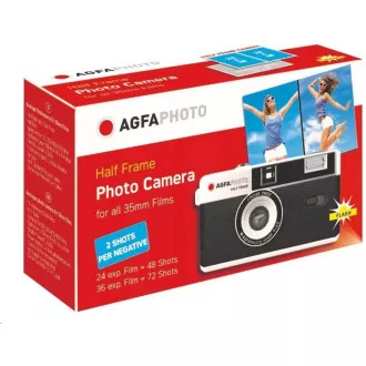 AgfaPhoto Half Frame Photo Camera 35mm black