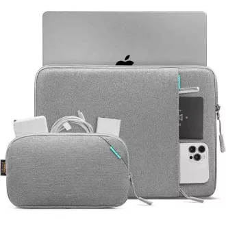 tomtoc Sleeve Kit - 14" MacBook Pro, sivá