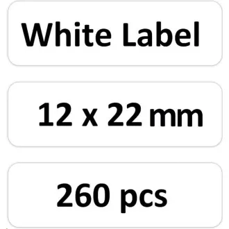 Niimbot štítky RP 12x22mm 260ks White pre D11 a D110