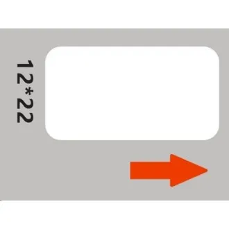 Niimbot štítky RP 12x22mm 260ks White pre D11 a D110