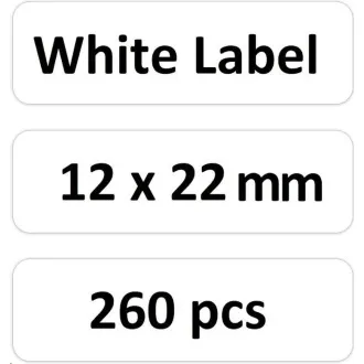 Niimbot štítky RP 12x22mm 260ks White pre D11 a D110