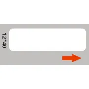 Niimbot štítky RP 12x40mm 160ks White pre D11 a D110