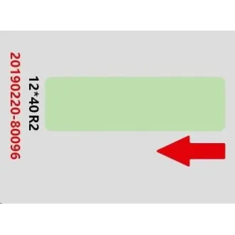 Niimbot štítky RP 12x40mm 160ks Green pre D11 a D110 Niimbot štítky RP 12x40mm 160ks Green pre D11 a D110