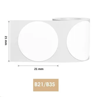 Niimbot štítky R 21x21mm 300ks RoundB pre B21, B21S, B3S, B1 Niimbot štítky R 21x21mm 300ks RoundB pre B21, B21S, B3S, B1