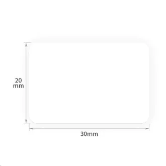 Niimbot štítky R 30x20mm 320ks White pre B21, B21S, B3S, B1 Niimbot štítky R 30x20mm 320ks White pre B21, B21S, B3S, B1