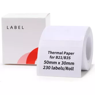 Niimbot štítky R 50x30mm 230ks White pre B21, B21S, B3S, B1