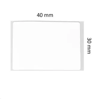 Niimbot štítky ER 40x30mm 230ks Priehľadné pre B21, B21S, B3S, B1