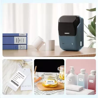 Niimbot Tlačiareň štítkov B1 Smart, lake blue + rolka štítkov 210ks
