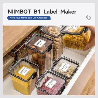 Niimbot Tlačiareň štítkov B1 Smart, grey + rolka štítkov 210ks