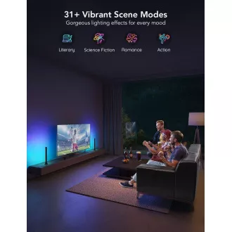 Govee SMART LED RGBIC Panel 38cm pre TV 43-75" - 2ks