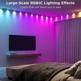 Govee RGBIC stropné LED String Downlights 5m