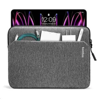 tomtoc Sleeve - 10, 9" iPad / 11" iPad Pro, sivá tomtoc Sleeve - 10, 9" iPad / 11" iPad Pro, sivá