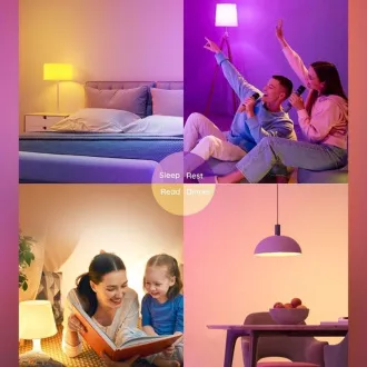 Govee Smart žiarovka RGBWW 9W-60W 800lm E27 Long Life