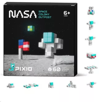 PIXIO NASA - Koloniálna základňa magnetická stavebnica PIXIO NASA - Koloniálna základňa magnetická stavebnica