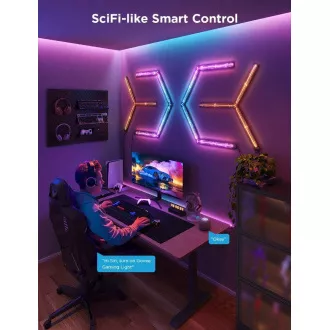 Govee Smart Gaming (4+1) nástenné svetlo - RGBIC