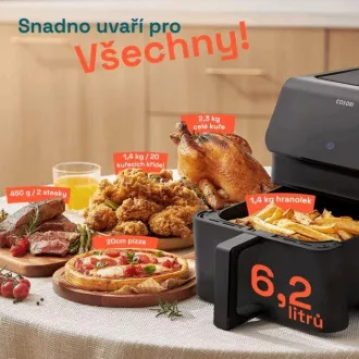Cosori P651 PREMIUM II Chef edition 6, 2l teplovzdušná fritéza Cosori P651 PREMIUM II Chef edition 6, 2l teplovzdušná fritéza