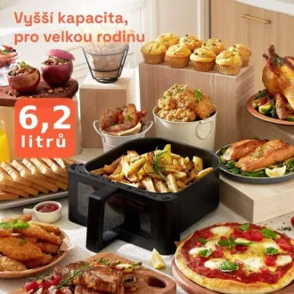 Cosori P653 PREMIUM II Plus Chef edition 6, 2l teplovzdušná fritéza, čierna Cosori P653 PREMIUM II Plus Chef edition 6, 2l teplovzdušná fritéza, čierna