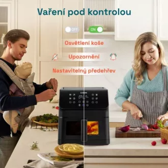 Cosori P653 PREMIUM II Plus Chef edition 6, 2l teplovzdušná fritéza, čierna Cosori P653 PREMIUM II Plus Chef edition 6, 2l teplovzdušná fritéza, čierna