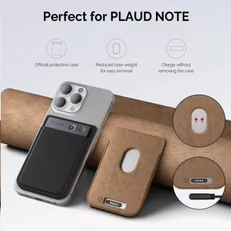 PLAUD Note Case Brown - Puzdro na Note, hnedé