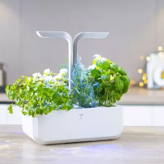 Véritable SMART - Automatický kvetináč s reguláciou osvetlenia, biela