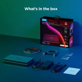 Govee AI Sync Box 2 Smart TV RGBICW podsvietenie 55-65" Govee AI Sync Box 2 Smart TV RGBICW podsvietenie 55-65"