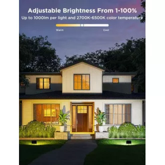 Govee Flood Lights 2 vonkajšie SMART LED svetlá 4ks