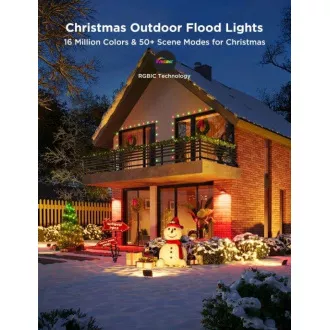 Govee Flood Lights 2 vonkajšie SMART LED svetlá 4ks