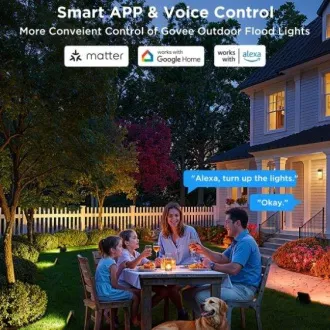Govee Flood Lights 2 vonkajšie SMART LED svetlá 4ks