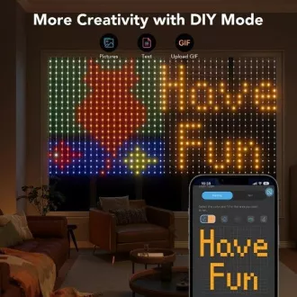 Govee Netflix RGBIC Curtain Light 400 LED - 1, 5 x 1, 5m