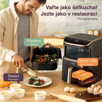 Cosori Turbo Tower Pro múdra teplovzdušná fritéza 10, 8l čierna