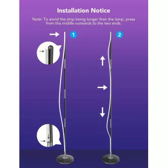 Govee RGBW Floor Lamp Lite stojacia lampa Matter
