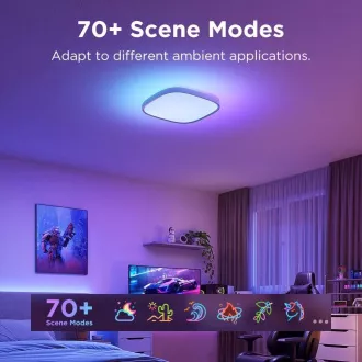 Govee RGBICWW Smart okrúhle stropné svetlo 2400lm 30cm Matter