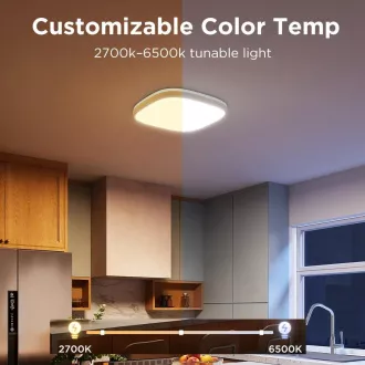 Govee RGBICWW Smart okrúhle stropné svetlo 2400lm 30cm Matter