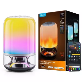 Govee Table Lamp 2 RGBW Akumulátorová lampa s reproduktorom - zvuk od JBL Govee Table Lamp 2 RGBW Akumulátorová lampa s reproduktorom - zvuk od JBL